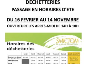 A4_Accueil Passage horaires Eté des déchetteries